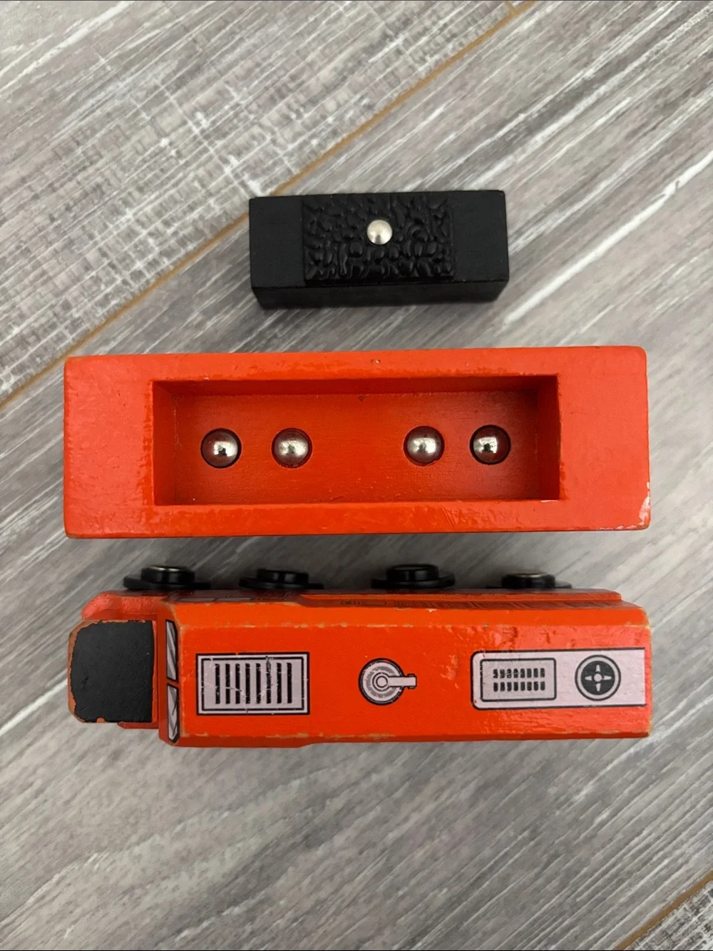 Battat Wooden Train Set - Orange